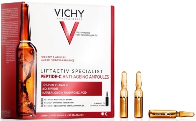 Vichy LiftActiv Specialist Peptide-C Ageing Ampoules 1.8 มล. แพ็ค 30 แอมพูล